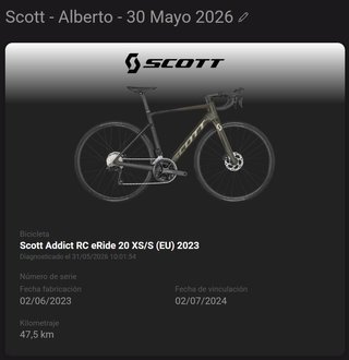 Bicicleta eléctrica SCOTT ADDICT RC eRIDE 20