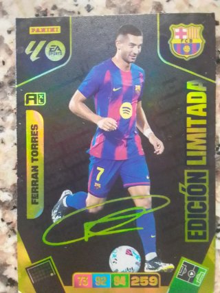 Tarjeta Ferran Torres Firmada Edición Limitada
