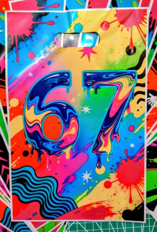 Set 25 Buste Regalo Fluo 67 Coloratissime