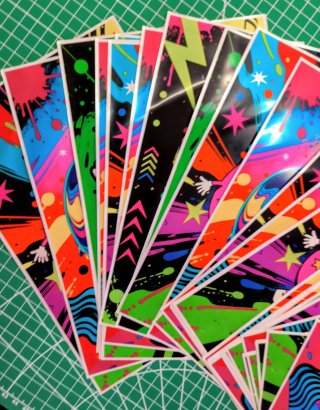 Set 25 Buste Regalo Fluo 67 Coloratissime