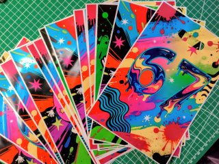 Set 25 Buste Regalo Fluo 67 Coloratissime