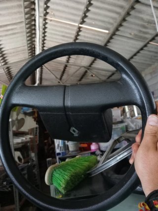 Volante de coche negro