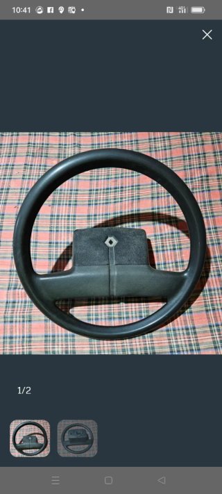 Volante de coche negro