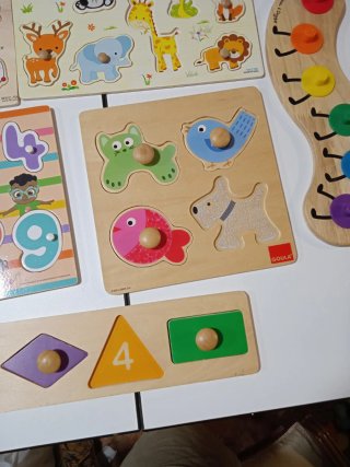 Juegos de madera educativos