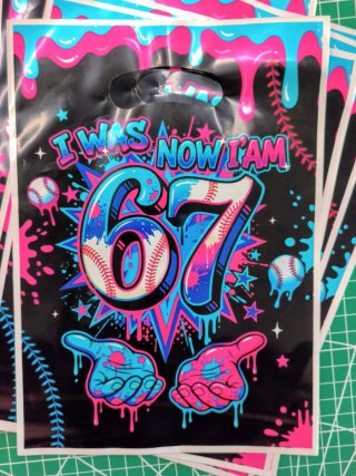Set 30 Buste Regalo 67 Baseball Pop & Urban