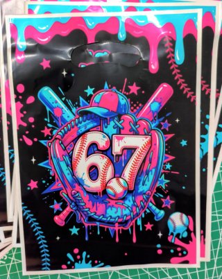 Set 30 Buste Regalo 67 Baseball Pop & Urban