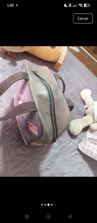 Bolso de mano con diseño de niña