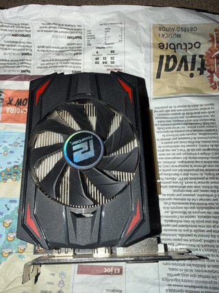 AMD RX 550 PowerColor GPU