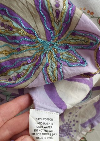 Vestido Boho Estampado Floral Polita Talla S-M