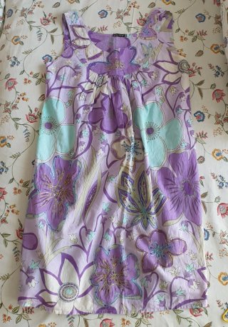 Vestido Boho Estampado Floral Polita Talla S-M
