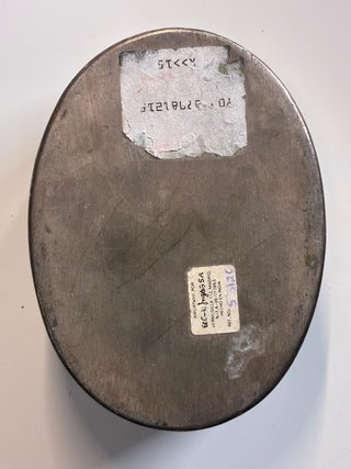 Joyero Antiguo Ovalado Repujado
