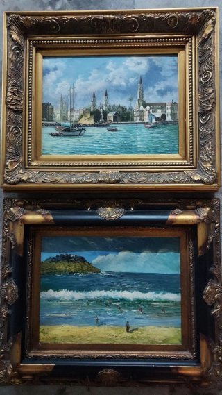 2 Pinturas Marinas y Paisajes