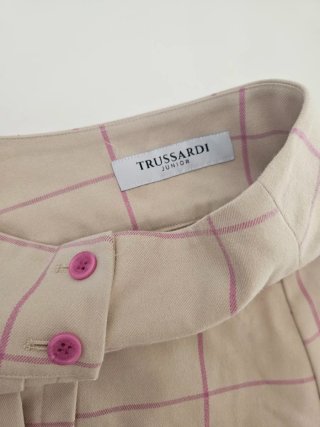 Gonna Trussardi Junior a quadri