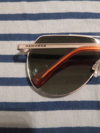 Gafas de sol aviador plateadas