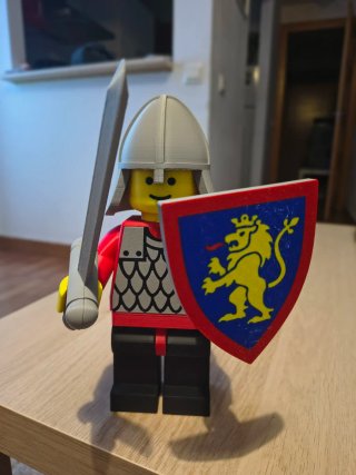 Figuras Lego Caballeros Cruzados 22cm