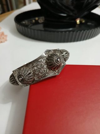 Bracciale etnico vintage argento