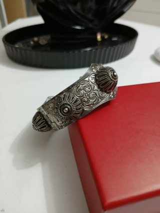 Bracciale etnico vintage argento