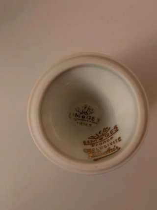 Copas antiguas de porcelana Limoges