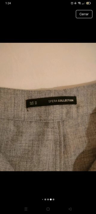 Pantalón gris Sfera Talla 36