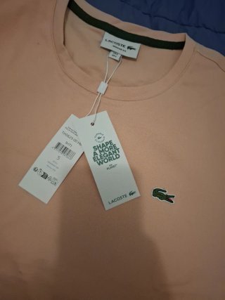 Camiseta Lacoste Rosa Talla L