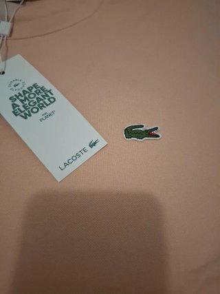 Camiseta Lacoste Rosa Talla L