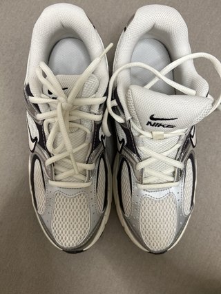 Deportivo Nike Plata y Blanco