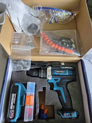 Taladro Inalámbrico y Kit Seguridad