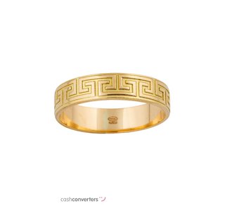 anillo oro 18k con circonita t. 18 (18,47 mm)