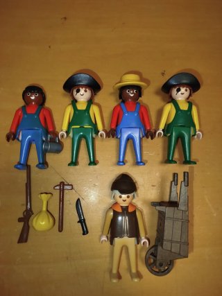 Playmobil Lote Minero Mina Oro Oeste Western 3757