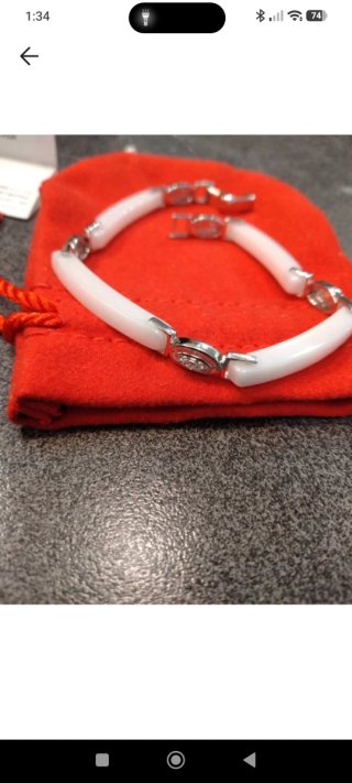 Pulsera Plata, Circonita y Cerámica Blanca Sunligh