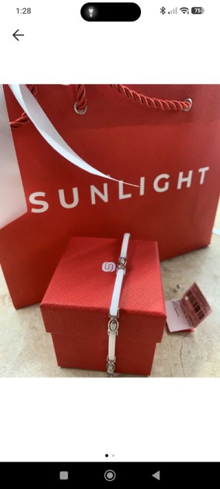 Pulsera Plata, Circonita y Cerámica Blanca Sunligh