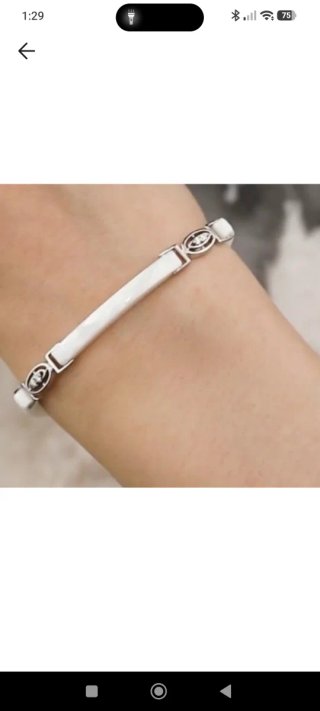 Pulsera Plata, Circonita y Cerámica Blanca Sunligh