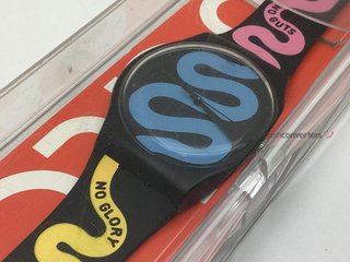 reloj pulsera unisex swatch no guts no glory