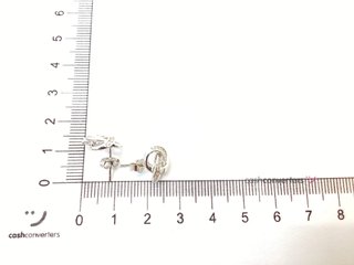 pendientes plata 925mm con piedra con circonita