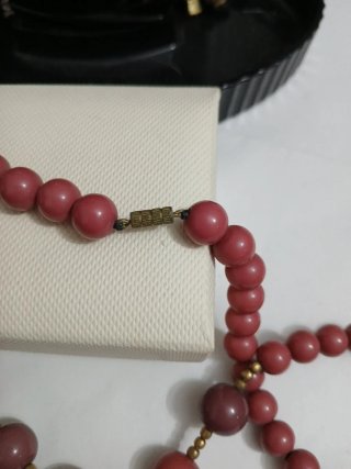 Collana vintage  anni '80 sfere acrilico