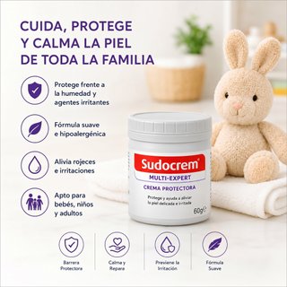 Sudocrem Crema Protectora 60g | Dermatitis Pañal