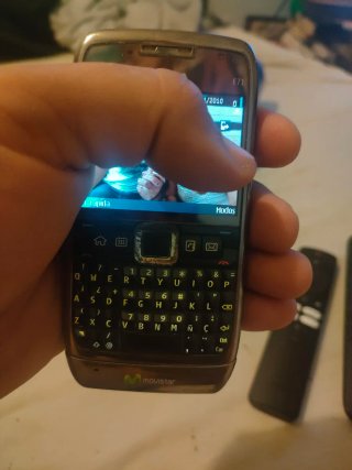 Nokia E71 Plata