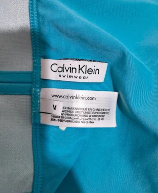 Braguita Bikini Calvin Klein Mujer Azul Turquesa