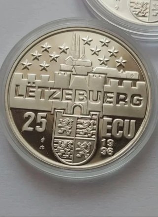 3 Medallas Plata 25 ECU Colección