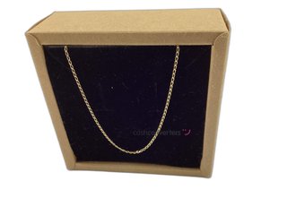 cadena oro 18k 25cm