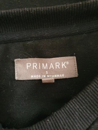 Sudadera Negra Primark Talla S