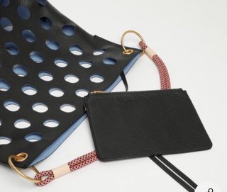 Bolso shopper troquelado azul marino - ByL