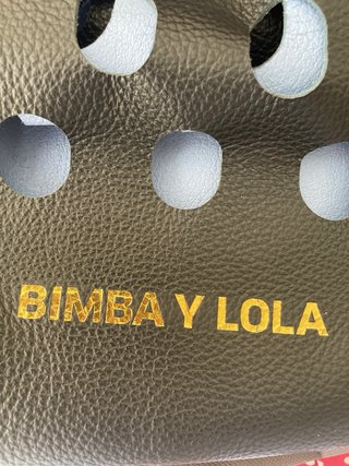 Bolso shopper troquelado azul marino - ByL