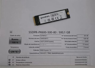 SSD Goodram PX600 500GB NVMe M.2 PCIe 4.0