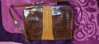 Bolso piel cocodrilo original