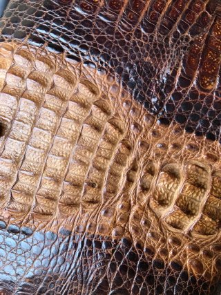 Bolso mujer en VERDADERO cocodrilo Vintage auténti
