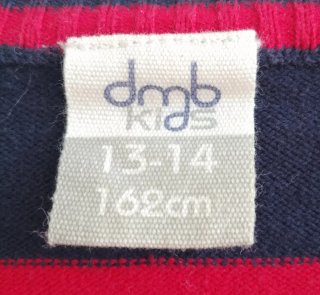 Jersey rayas azul y rojo. Talla 14 años