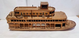 Escultura Barco Mississippi a Escala