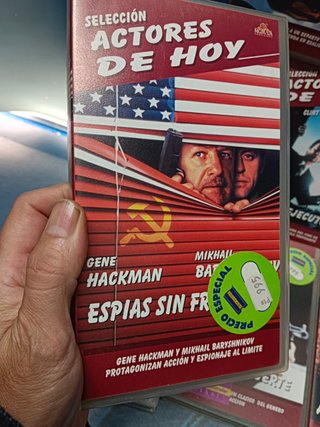 9 peliculas VHS, actores de hoy; Superman, El chip Prodigioso, Hirtman, Atmosfera cero y mas