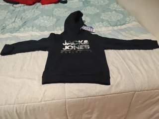 Sudadera Jack & Jones Negra Nueva Original